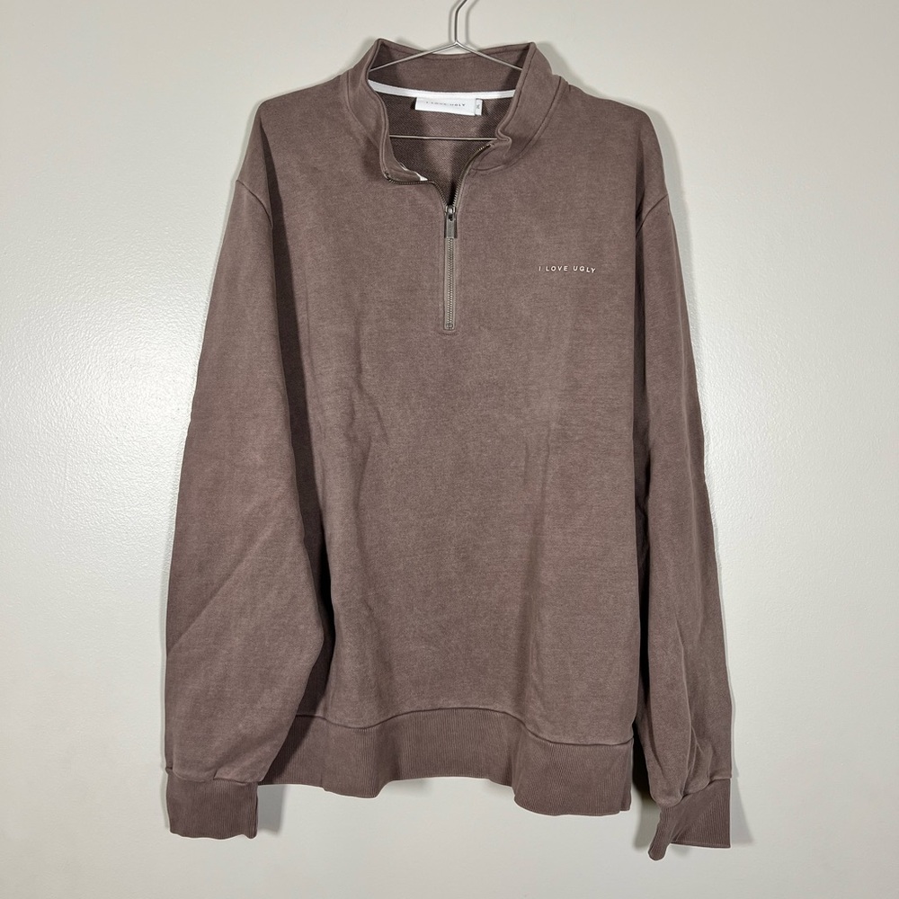 *NEW I Love Ugly Tottenham Pull Over Washed Brown Size XXL